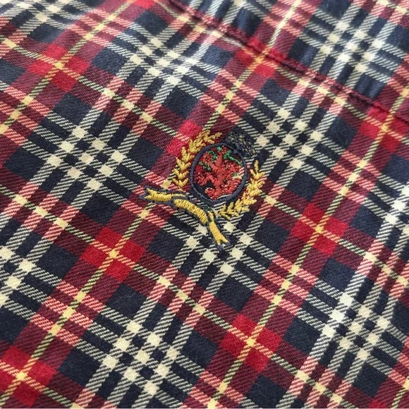 Vintage Tommy Hilfiger Button Down Shirt Mens XL Crest - Picture 4 of 4
